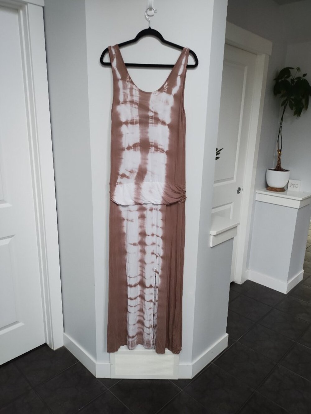 Venus tie dye maxi dress